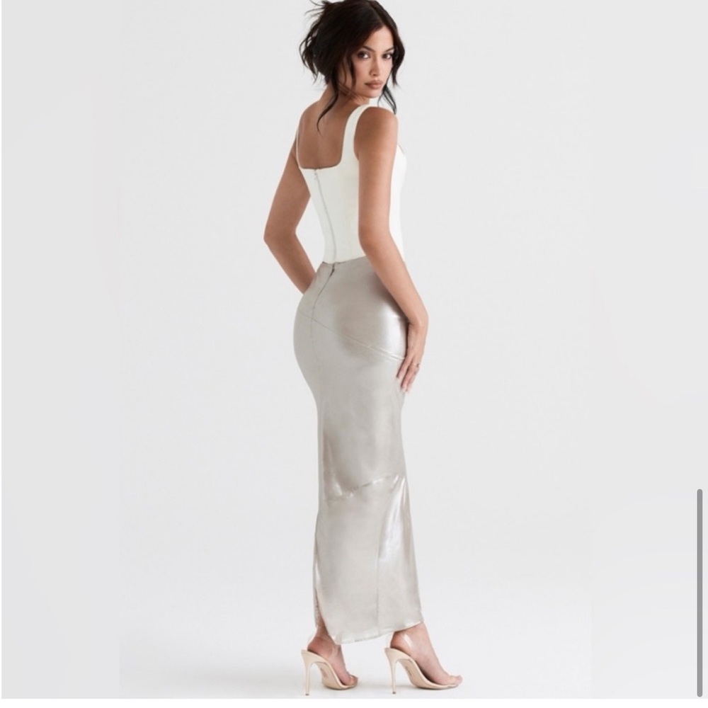 NWOT House Of CB Colette Maxi Skirt